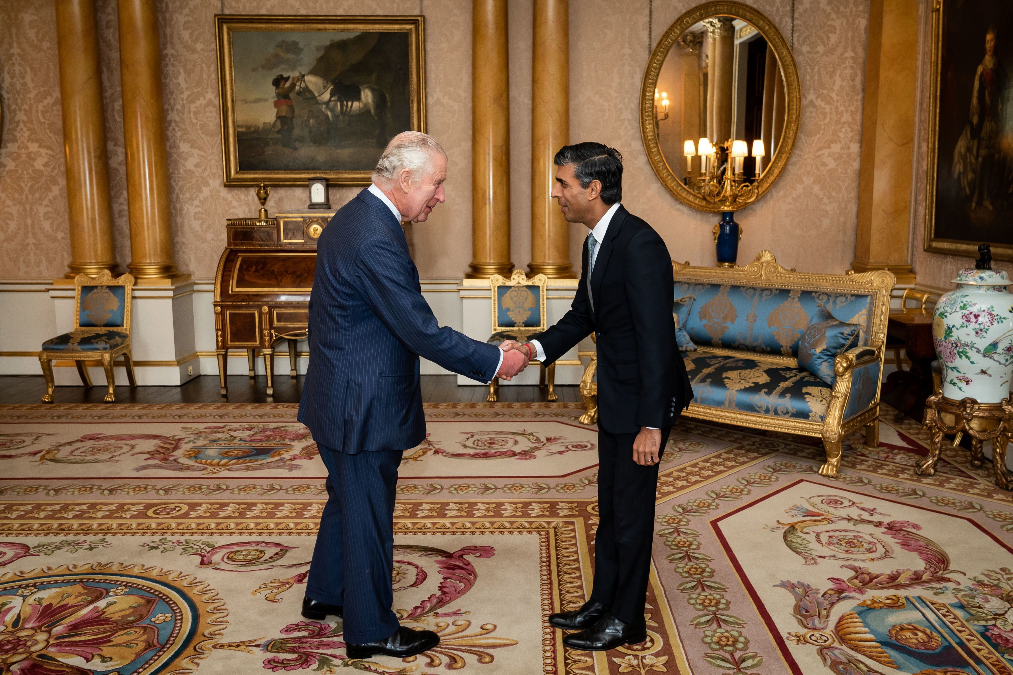 Rishi Sunak bei König Charles