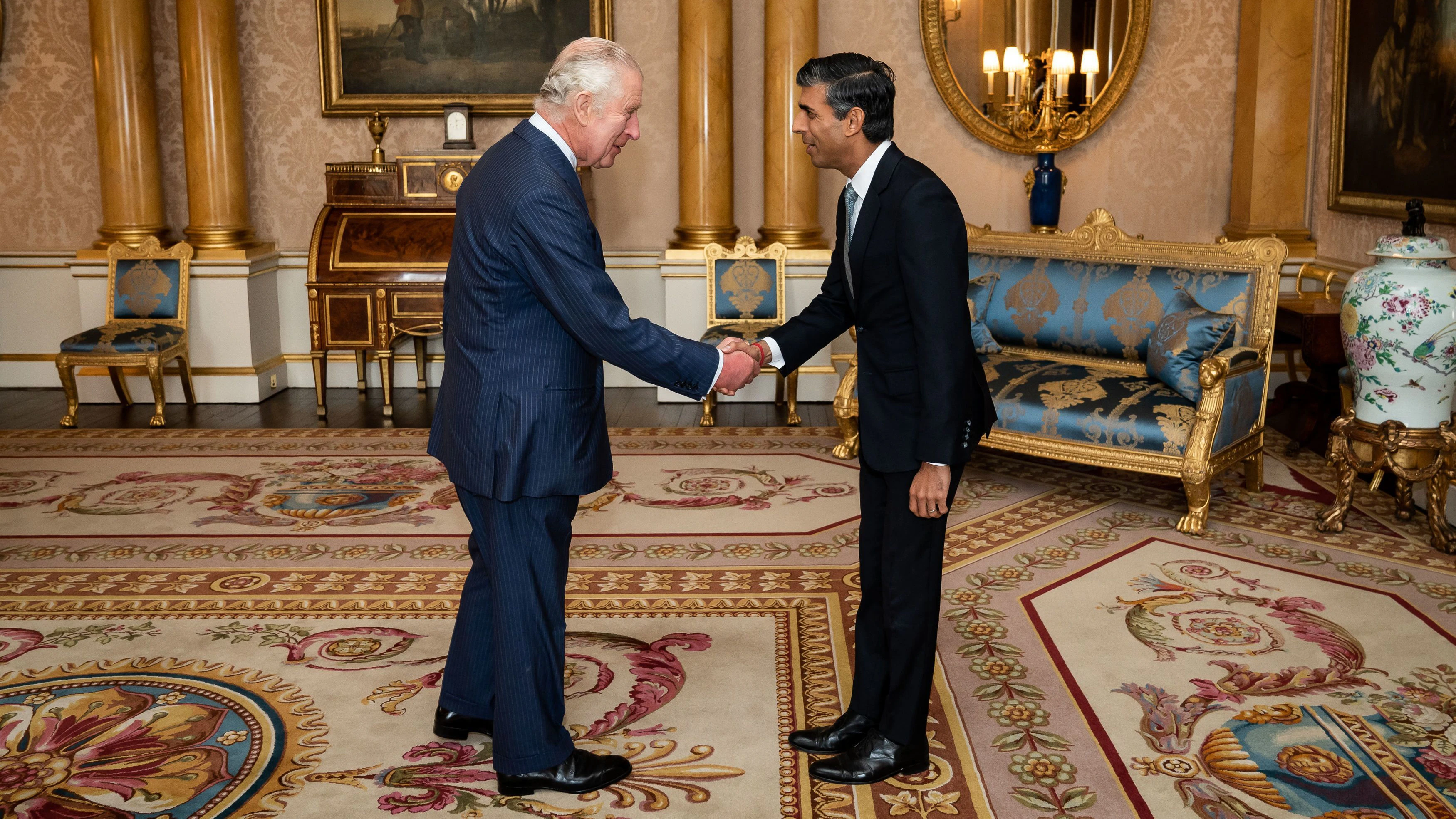 Rishi Sunak bei König Charles