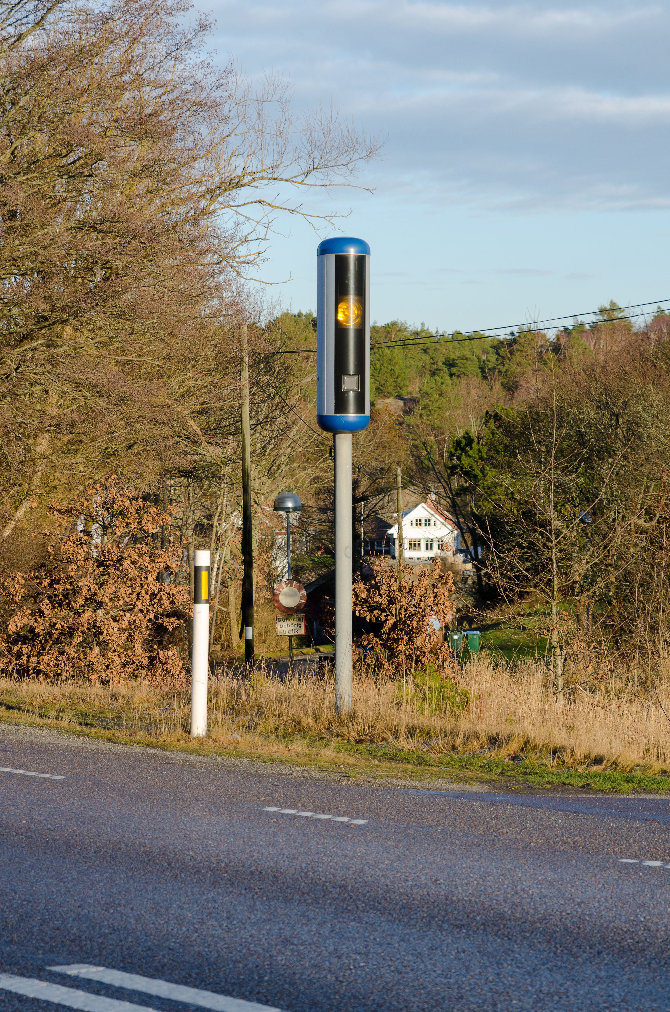 Schwedische Radarfallen wie diese werden nun vermehrt Ziel von dreisten Dieben.
