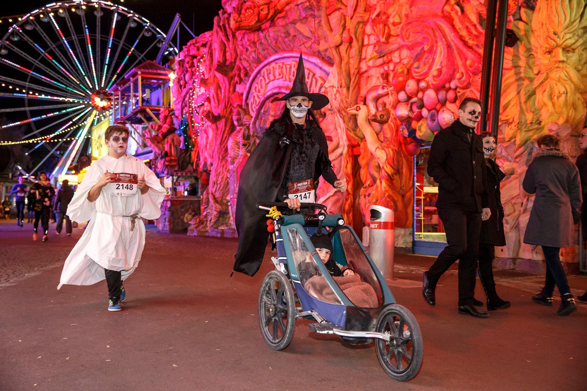Ghost Run im Prater: Schnell und schaurig verkleidet als Familie durch den Prater laufen: Das geht dieses Wochenende beim Ghost Run am Sonntagnachmittag.
