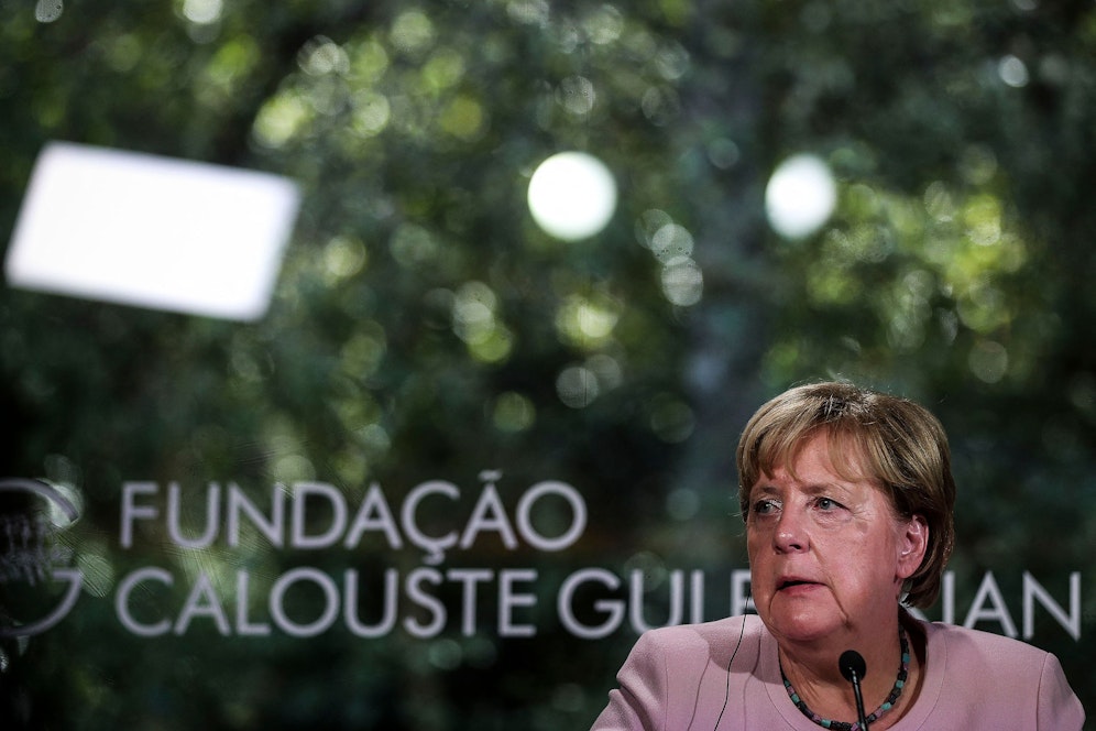 Angela Merkel geriet ins Visier von russischen Trollen.