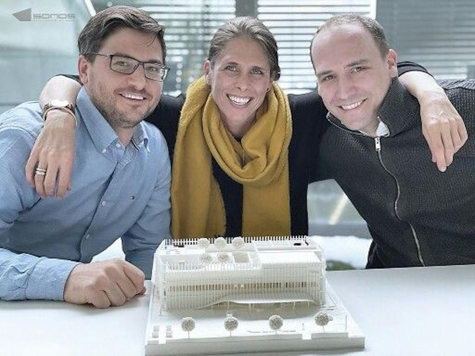 Dr. Georg Haider, Dr. Maximiliane Haider und Dr. Andreas Hiebl sind die Gründer und Masterminds des neuen Vetklinikums im Süden Wiens