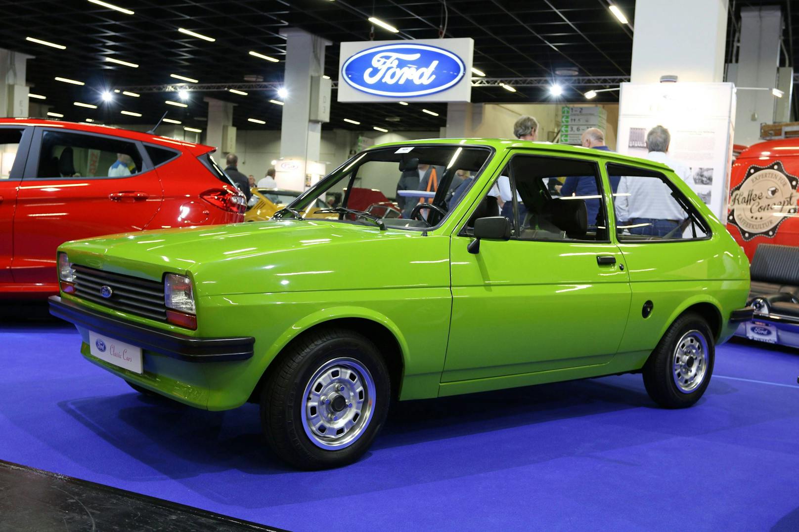 Ein Ford Fiesta der 1. Generation aus dem Jahr 1976. <a target="_blank" data-li-document-ref="100235593" href="https://www.heute.at/g/ford-stellt-produktion-des-fiesta-nach-47-jahren-ein-100235593">Ab 2023 wird</a>...