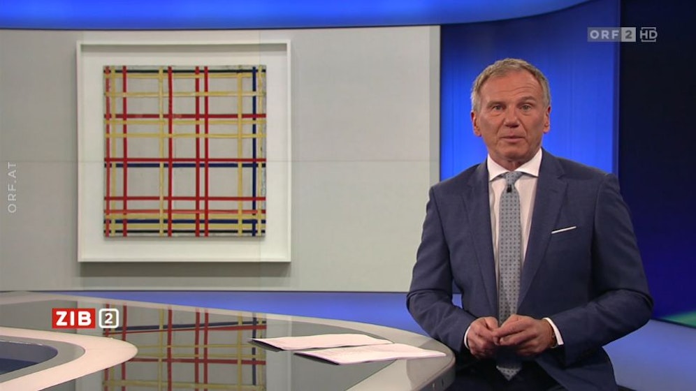 Bemerkt? Dieses Bild des Künstlers Piet Mondrian hing seit Jahrzehnten falsch herum in Ausstellungen.