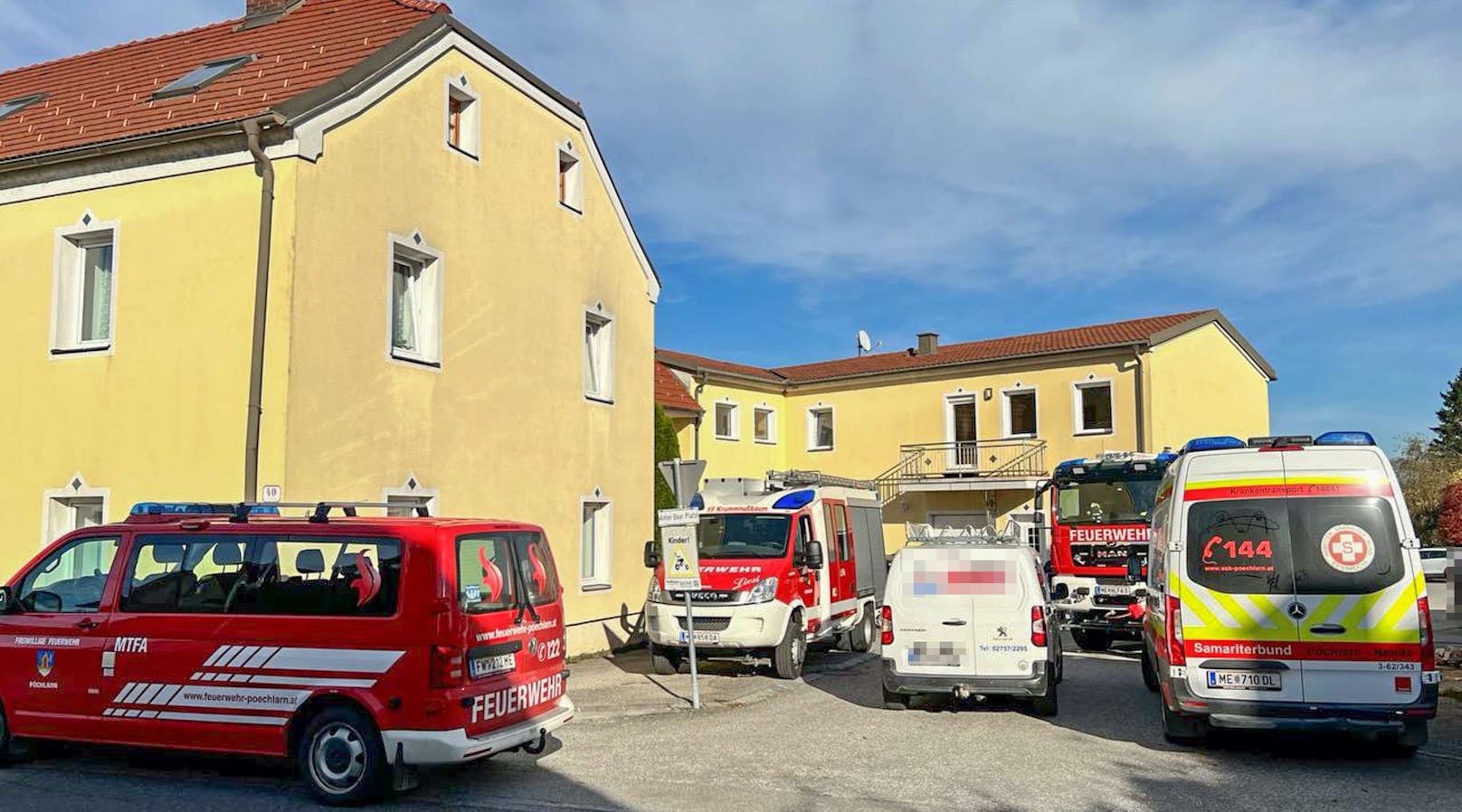 Großeinsatz im Bezirk Melk