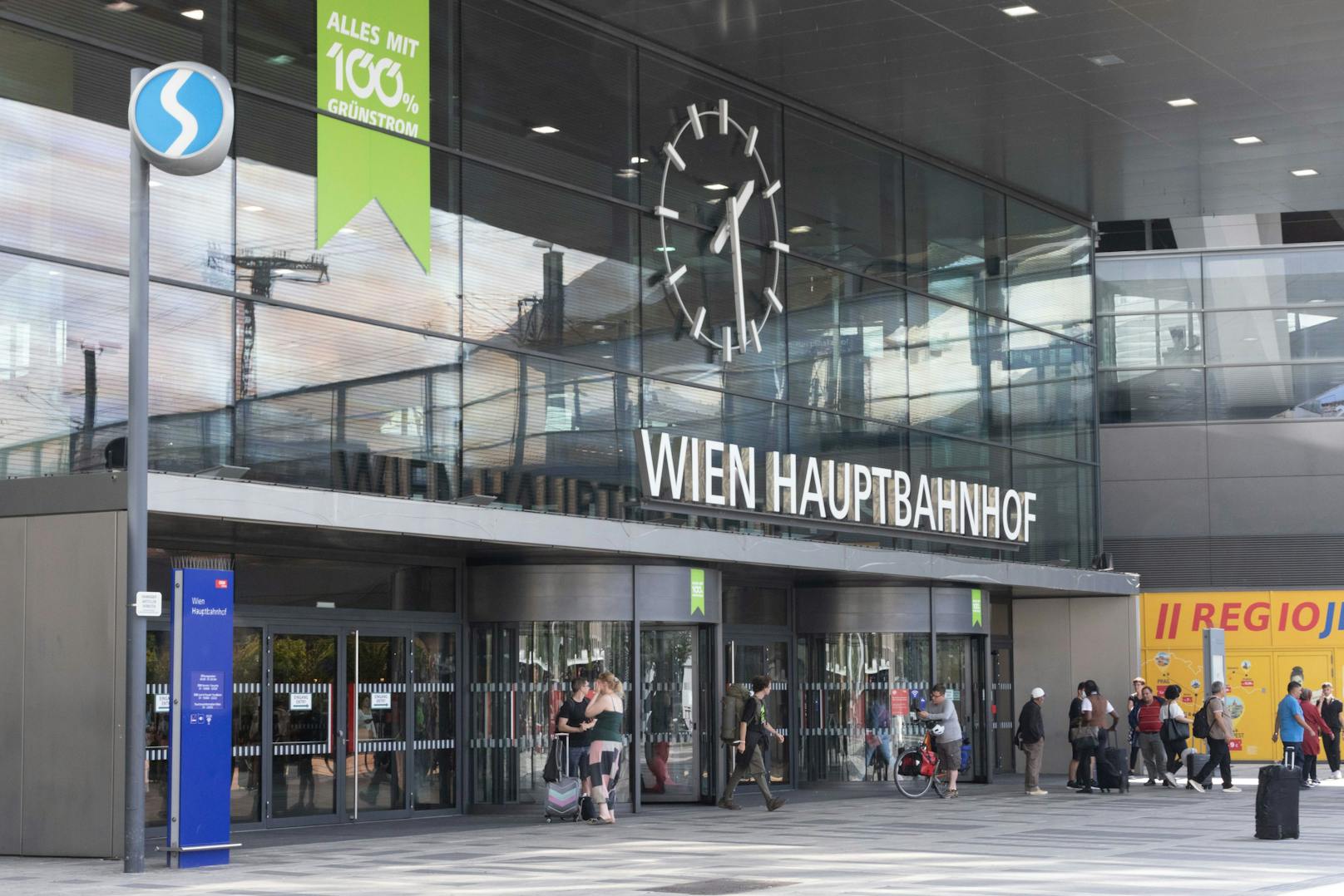 Am Wiener Hauptbahnhof wurde am Silvestertag ein 55-Jähriger mit einer Glasflasche attackiert.&nbsp;