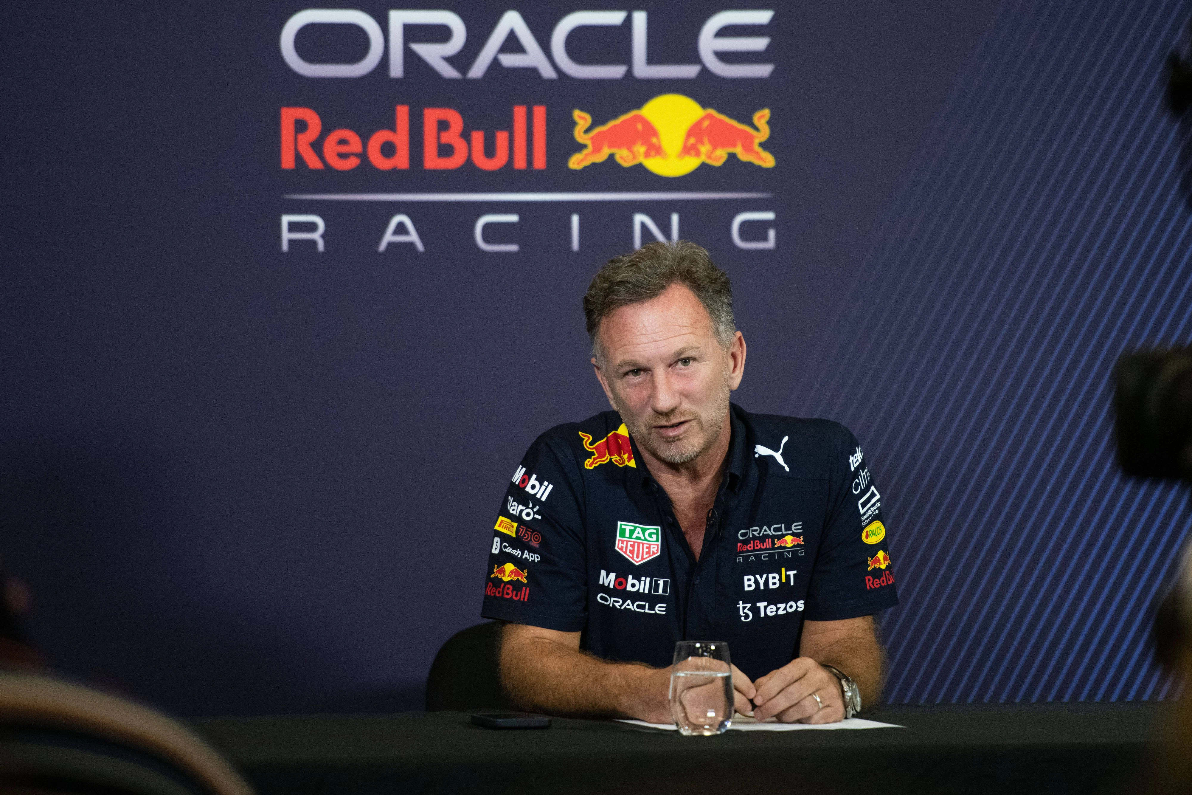 Red-Bull-Boss Christian Horner reagiert auf die Budgetstrafe. 
