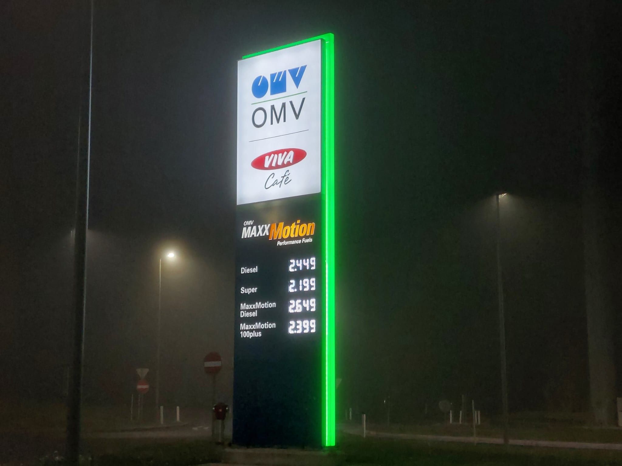 Bei der Autobahn-OMV im burgenländischen Hornstein müssen Tankende tief in die Taschen greifen.