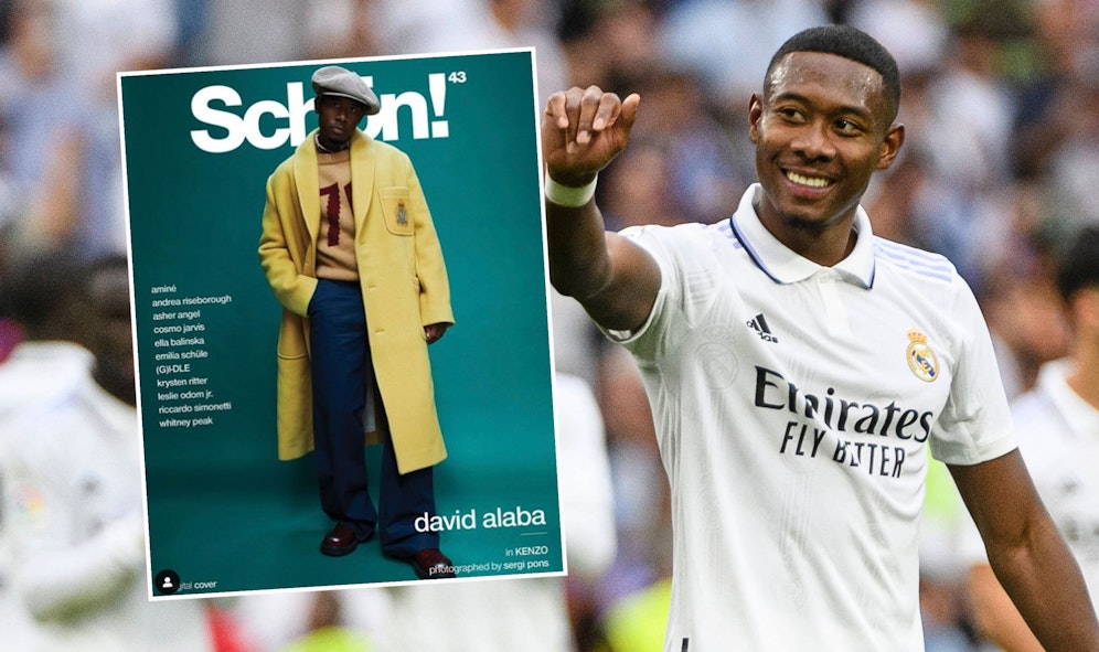 David Alaba am Magazin-Cover