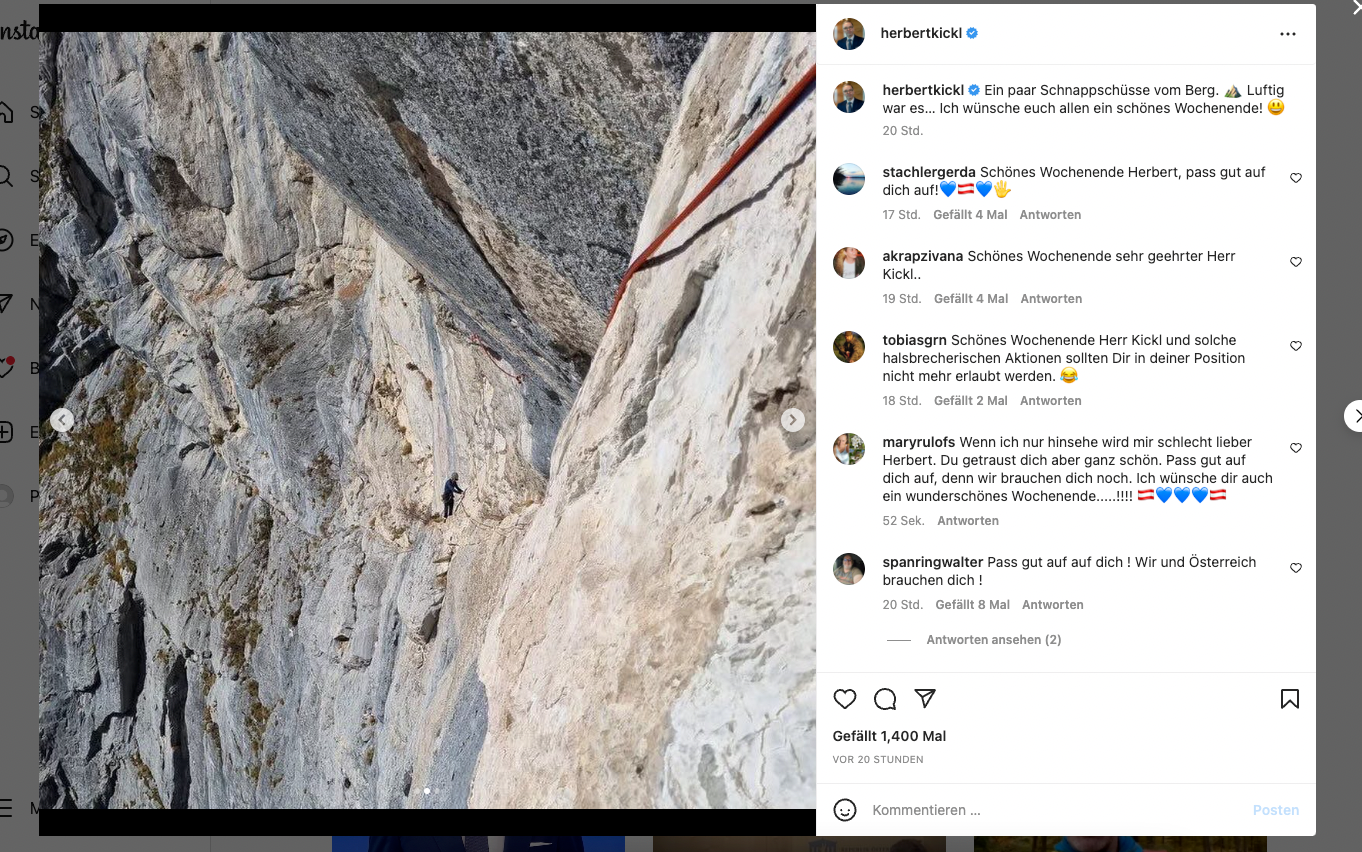 Wo ist Herbert Kickl?