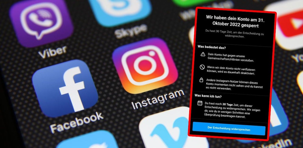 Für zahlreiche Instagram-User gibt es derzeit kein Weiterkommen.