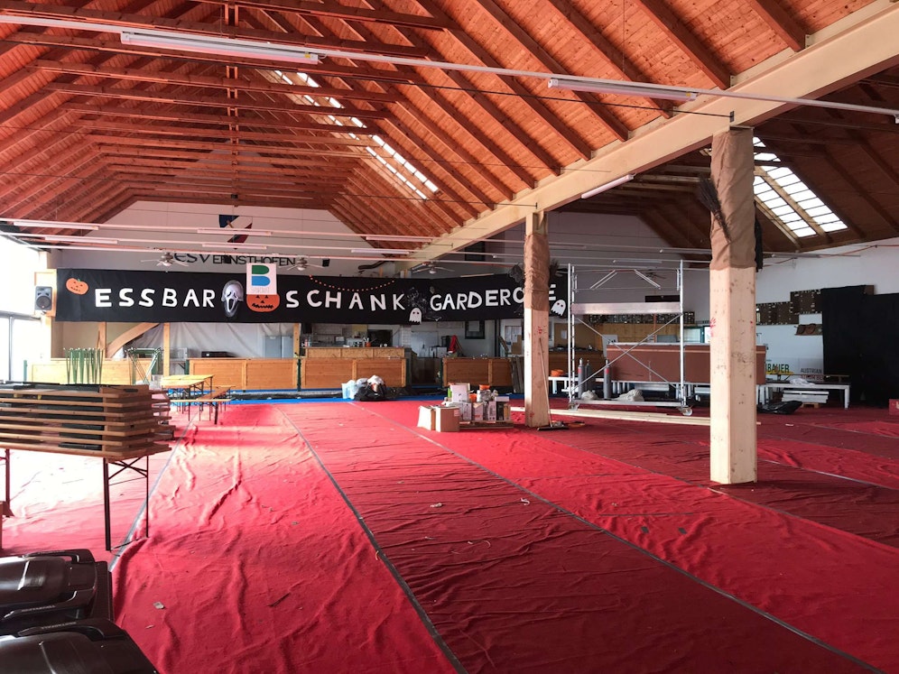 Hier fand die Halloween-Party statt.