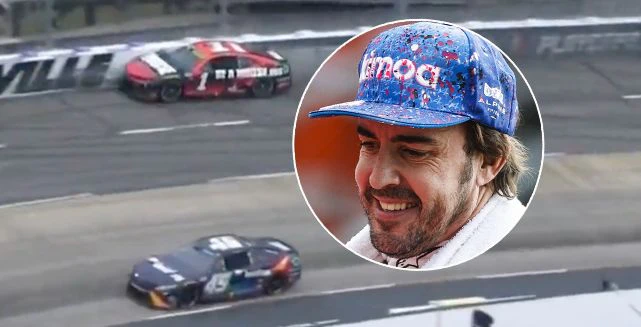 Fernando Alonso staunt über ein NASCAR-Manöver