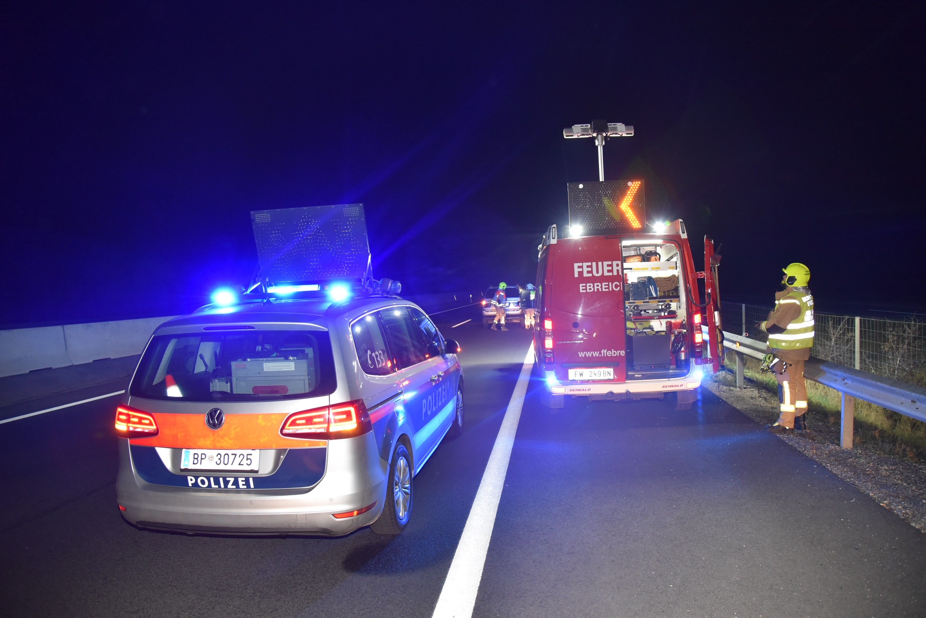 Geisterfahrer lieferten sich Verfolgungsjagd mit der Polizei.