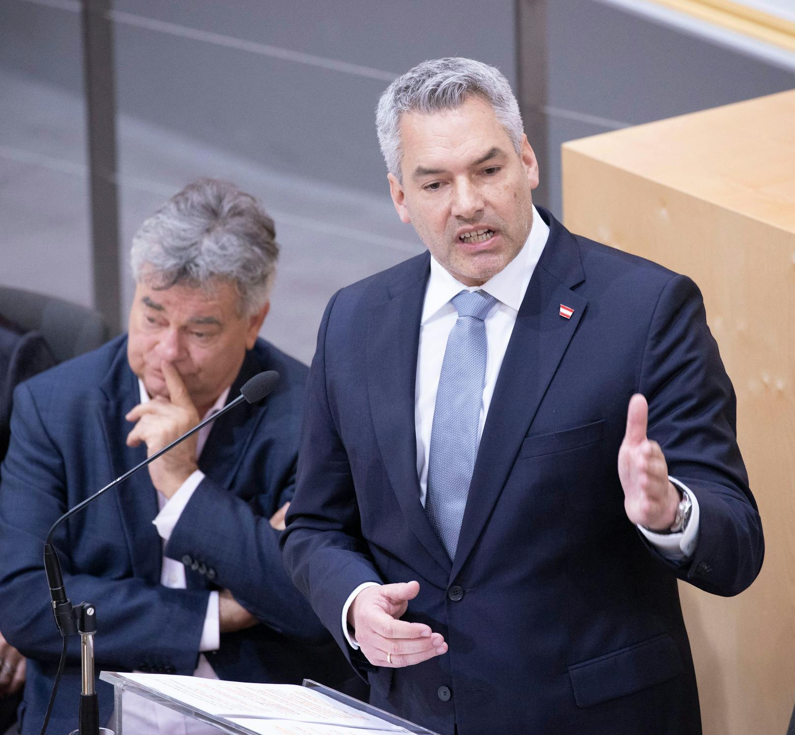 Bundeskanzler Karl Nehammer (ÖVP). Wien, Österreich. 02.11.2022&nbsp;