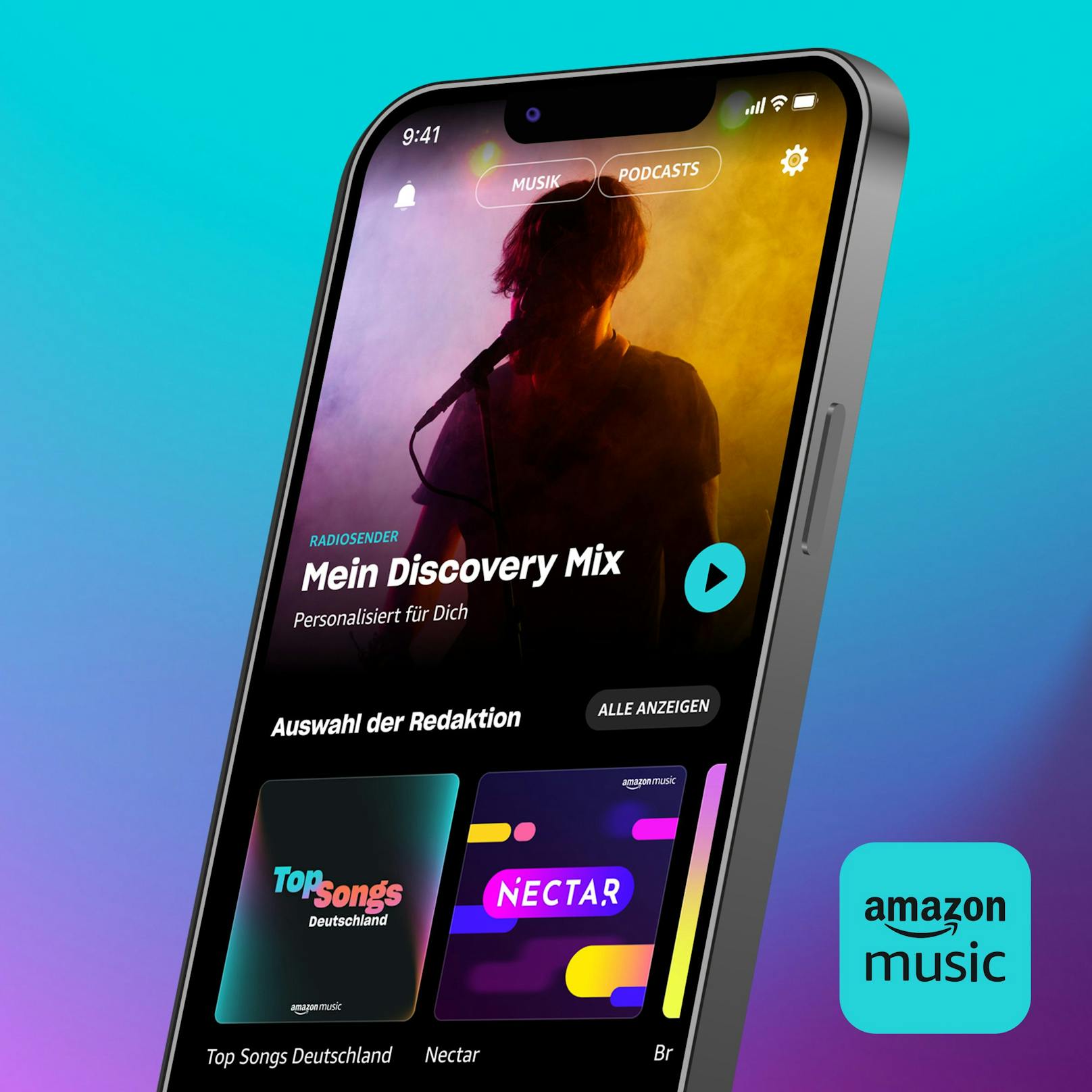 Amazon Music erweitert die Prime-Vorteile, jetzt mit dem kompletten Musikkatalog und den meisten Top-Podcasts, ohne Werbung.