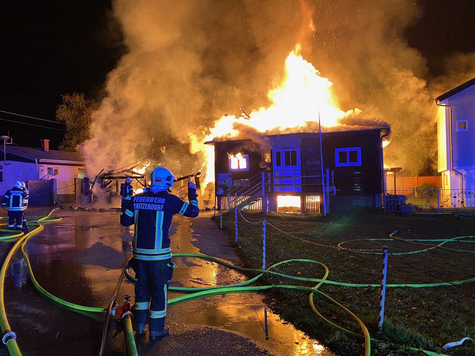 Brand Strombad Kritzendorf