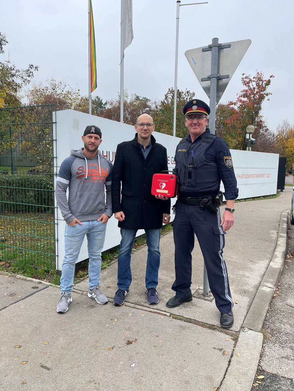 Robert M., Krystof S., Andreas Mann (v. l. n. r.)