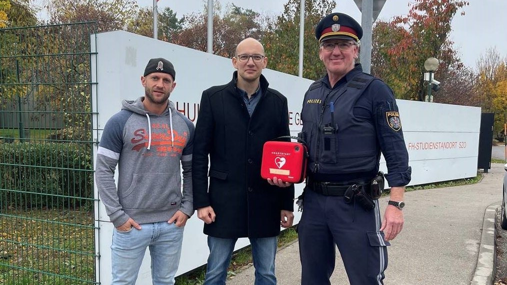 Robert M., Krystof S., Andreas Mann (v. l. n. r.)