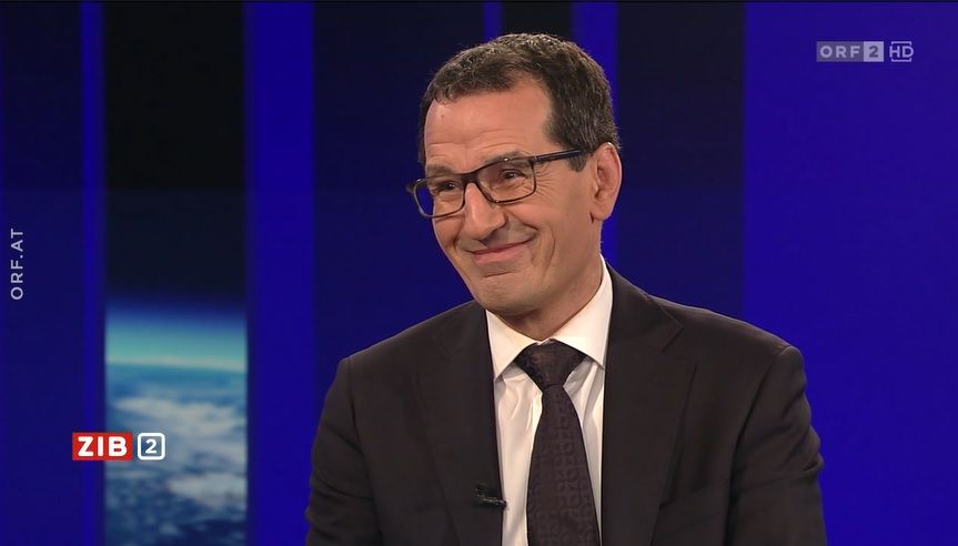 Verfassungsrichter und Top-Jurist Michael Rami sorgte am Ende seines ZIB-Interviews für einen Lacher. 