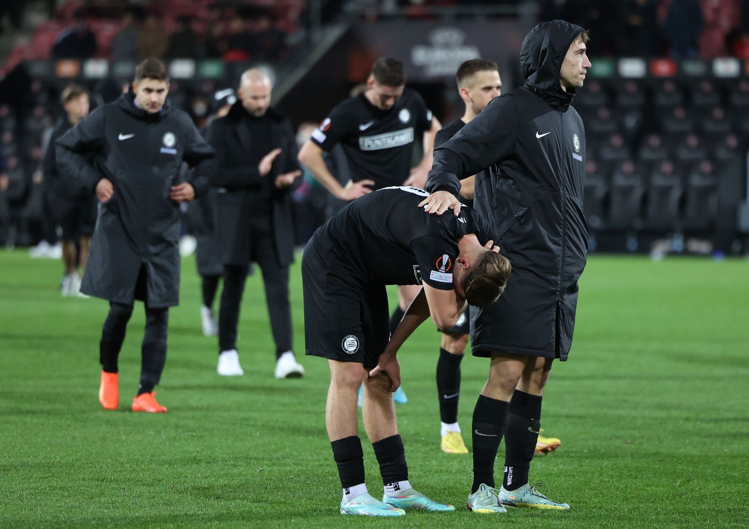 Sturm Graz ist das erste Team, das mit acht Punkten aus dem Europacup ausscheidet. 
