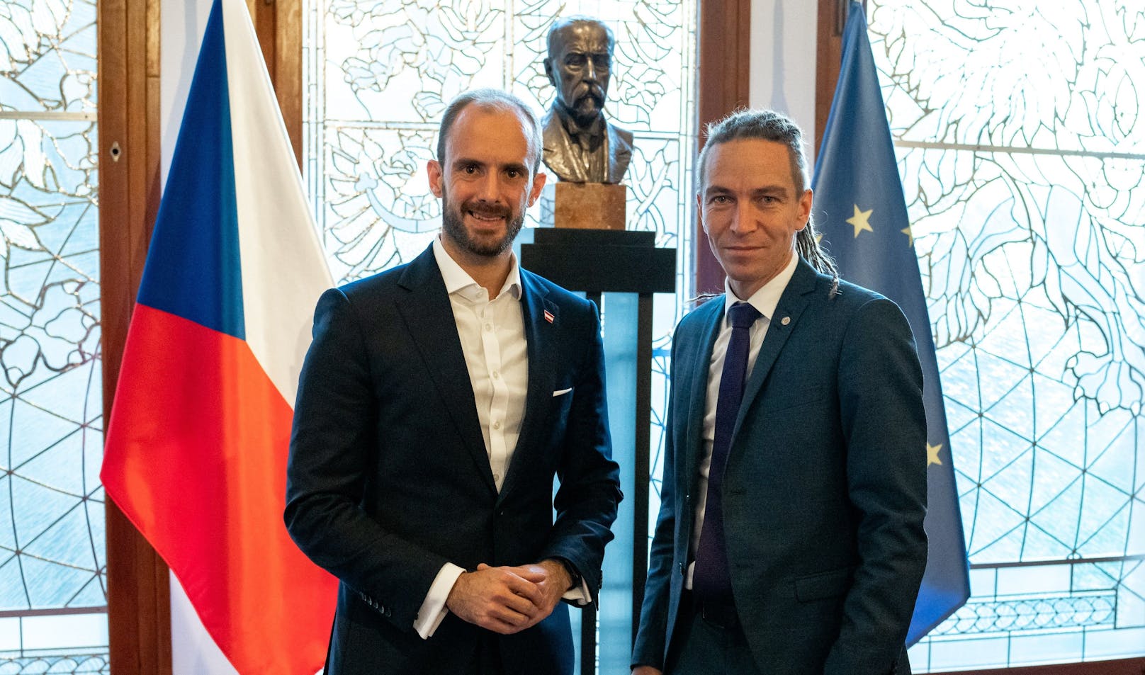 Tursky und sein tschechischer Kollege Ivan Bartos trafen sich in Prag.