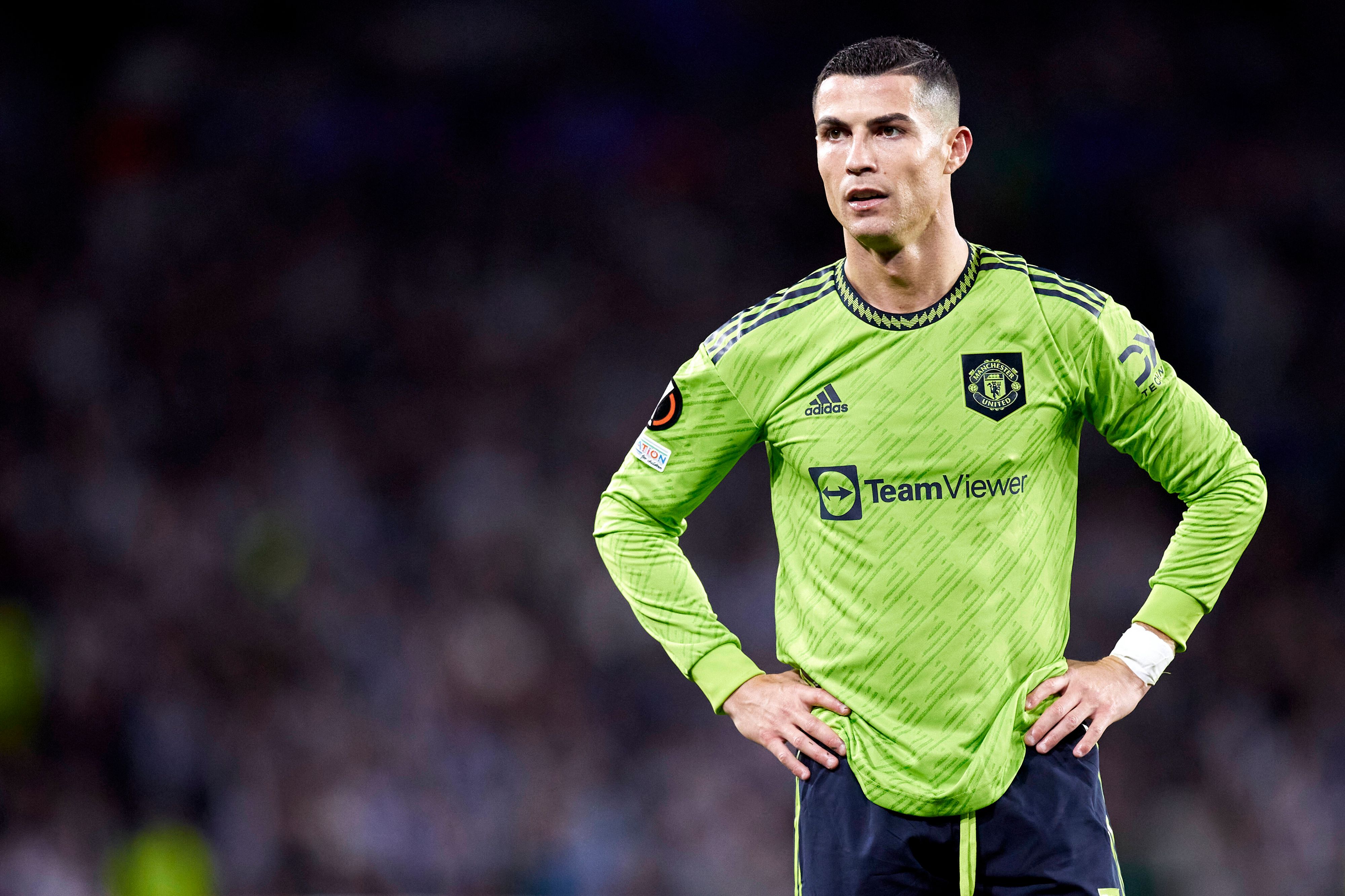 Cristiano Ronaldo erhält eine Abfuhr. 