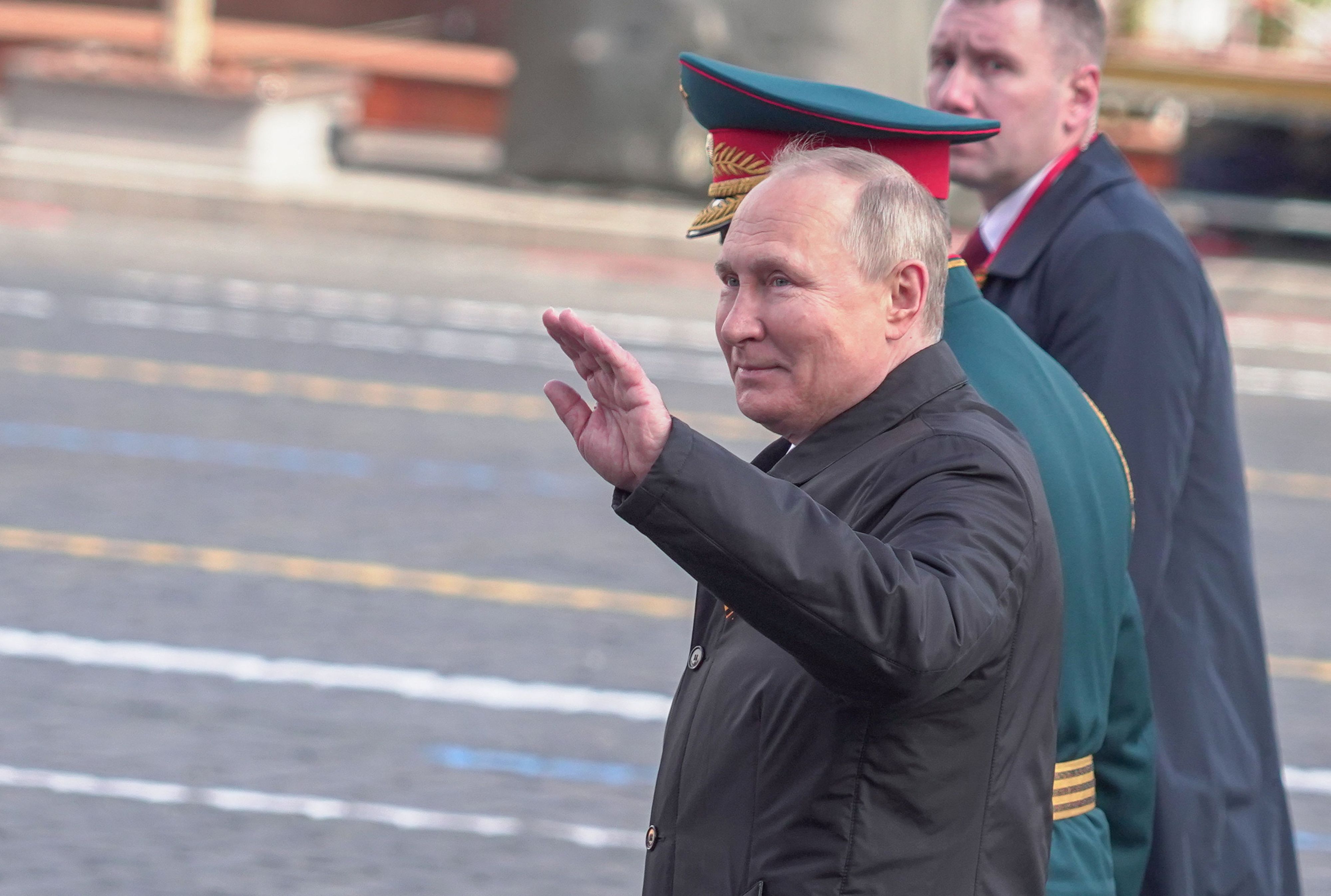 9. Mai 2022 - Putin bei der Militärparade in Moskau