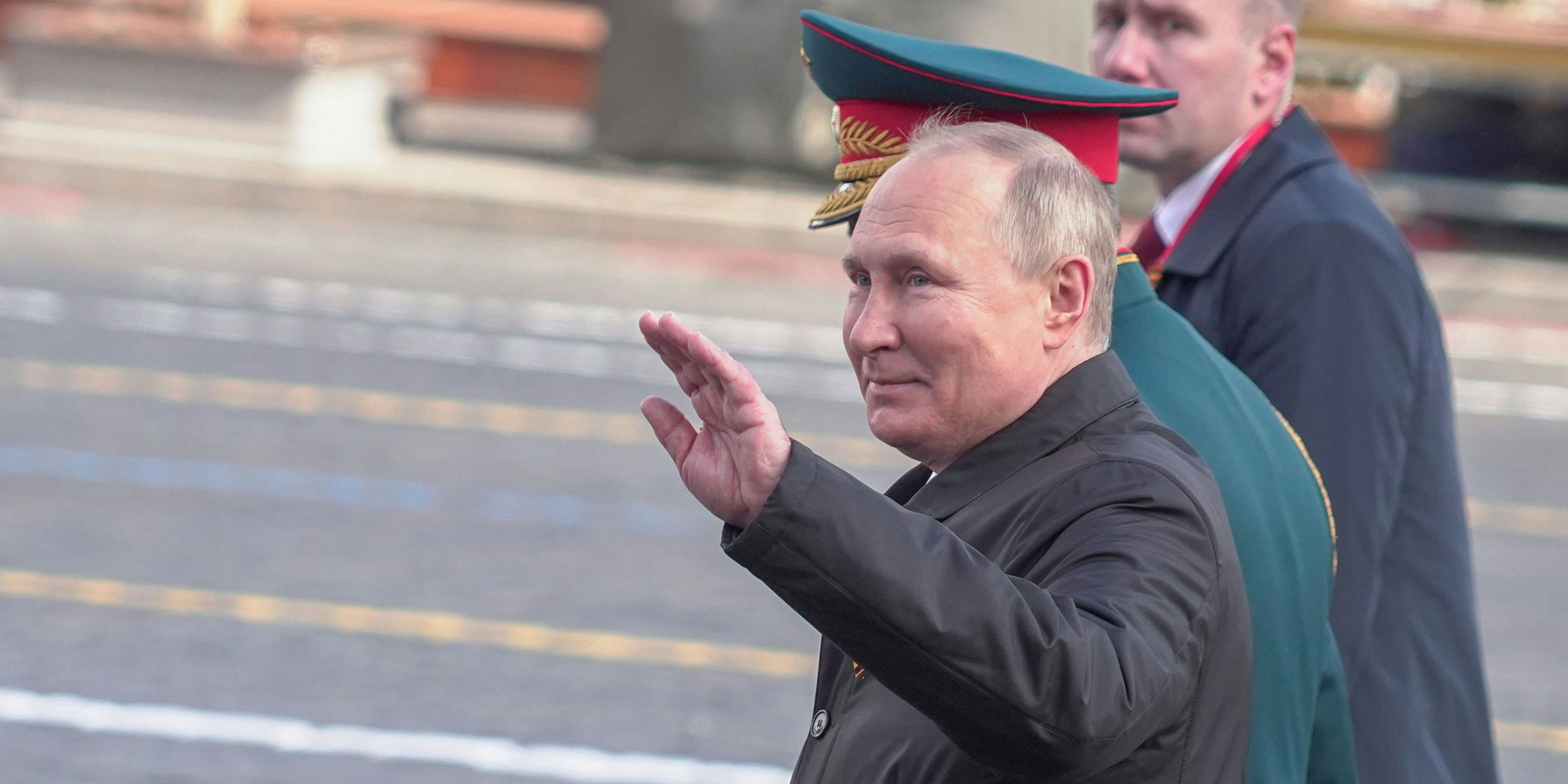 9. Mai 2022 - Putin bei der Militärparade in Moskau
