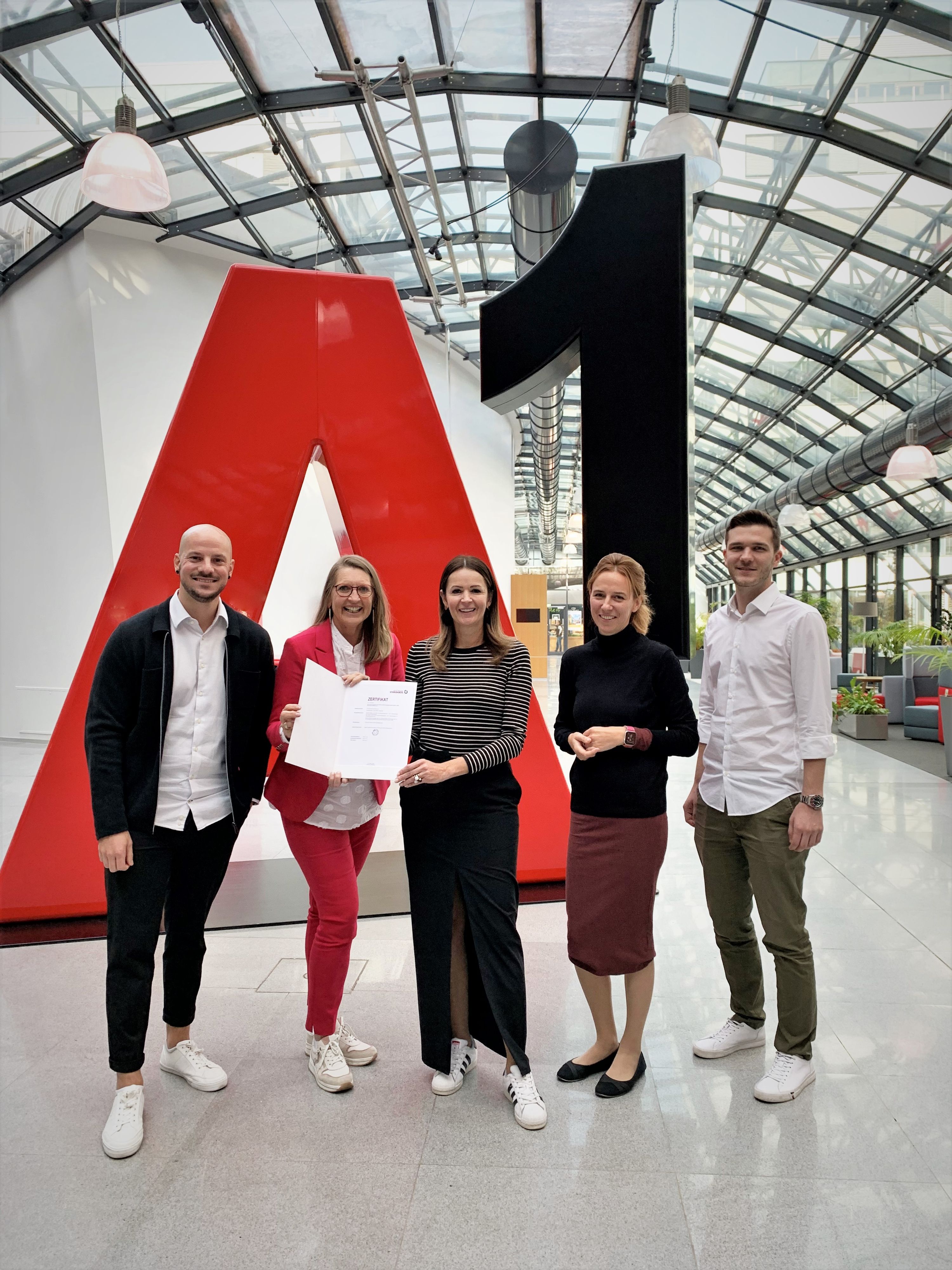 A1 hat das einzige zertifizierte Kundenservice in Österreichs Telco-Branche.