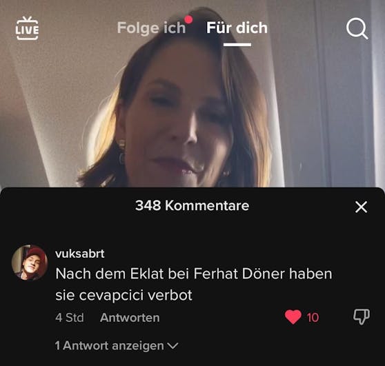So kommentierten TikTok-User Edtstadlers Döner-Ausflug.