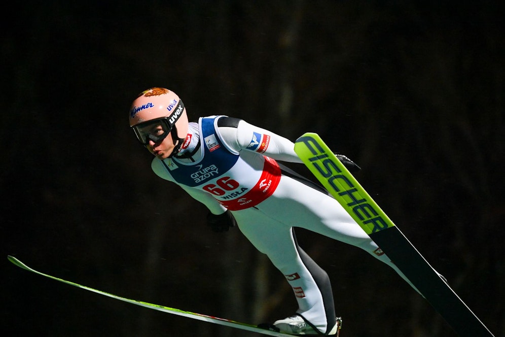 ÖSV-Adler Stefan Kraft in Wisla. 