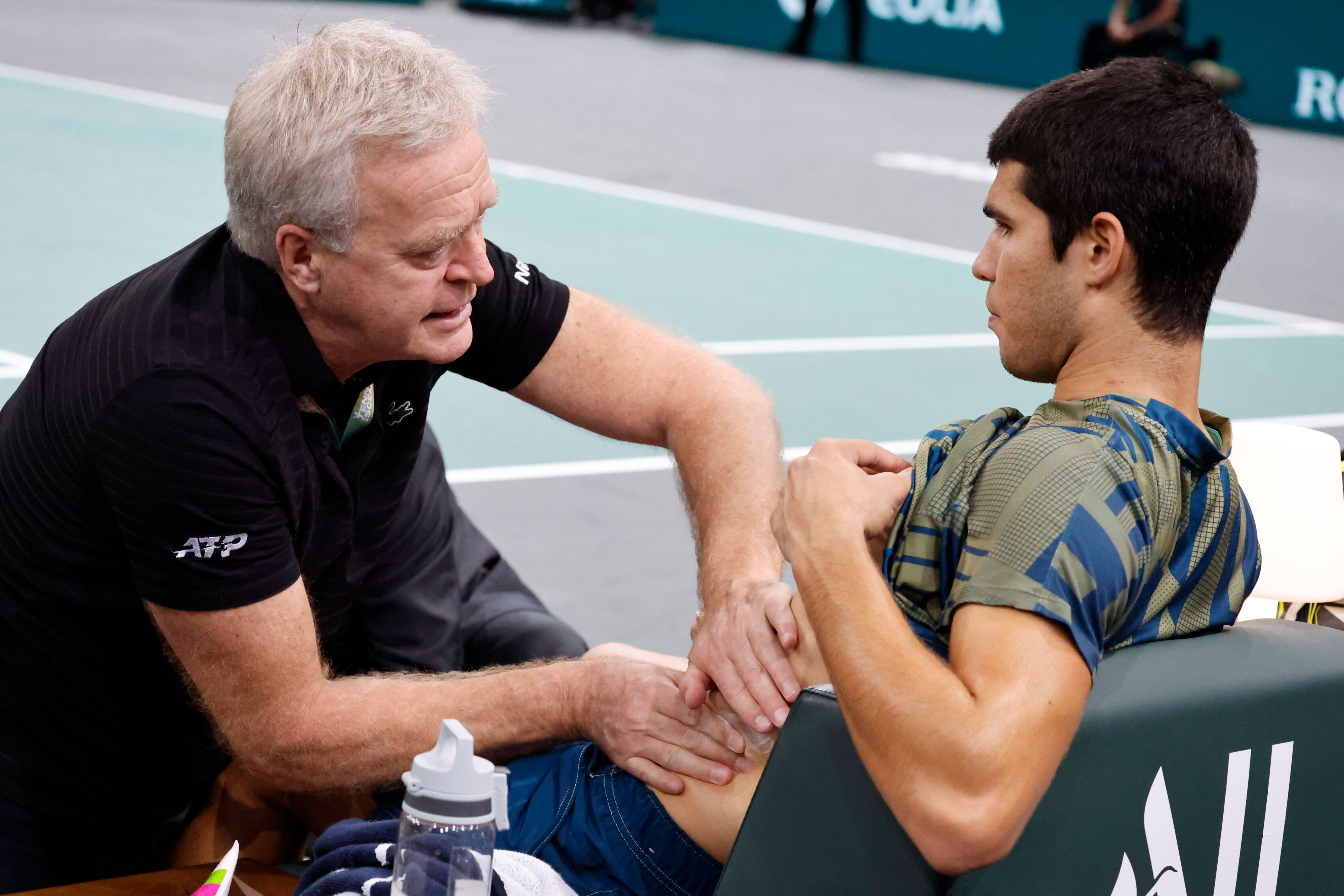 Für Carlos Alcaraz ist die Saison vorbei.
