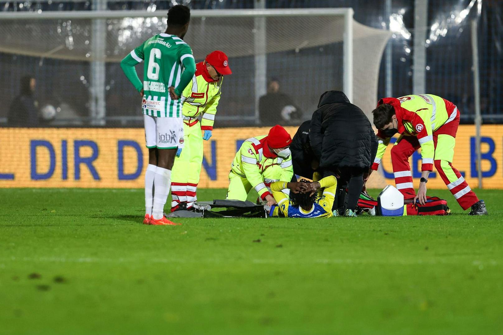 Daniel Owusu erlitt ohne Fremdeinwirkung einen Knöchelbruch.