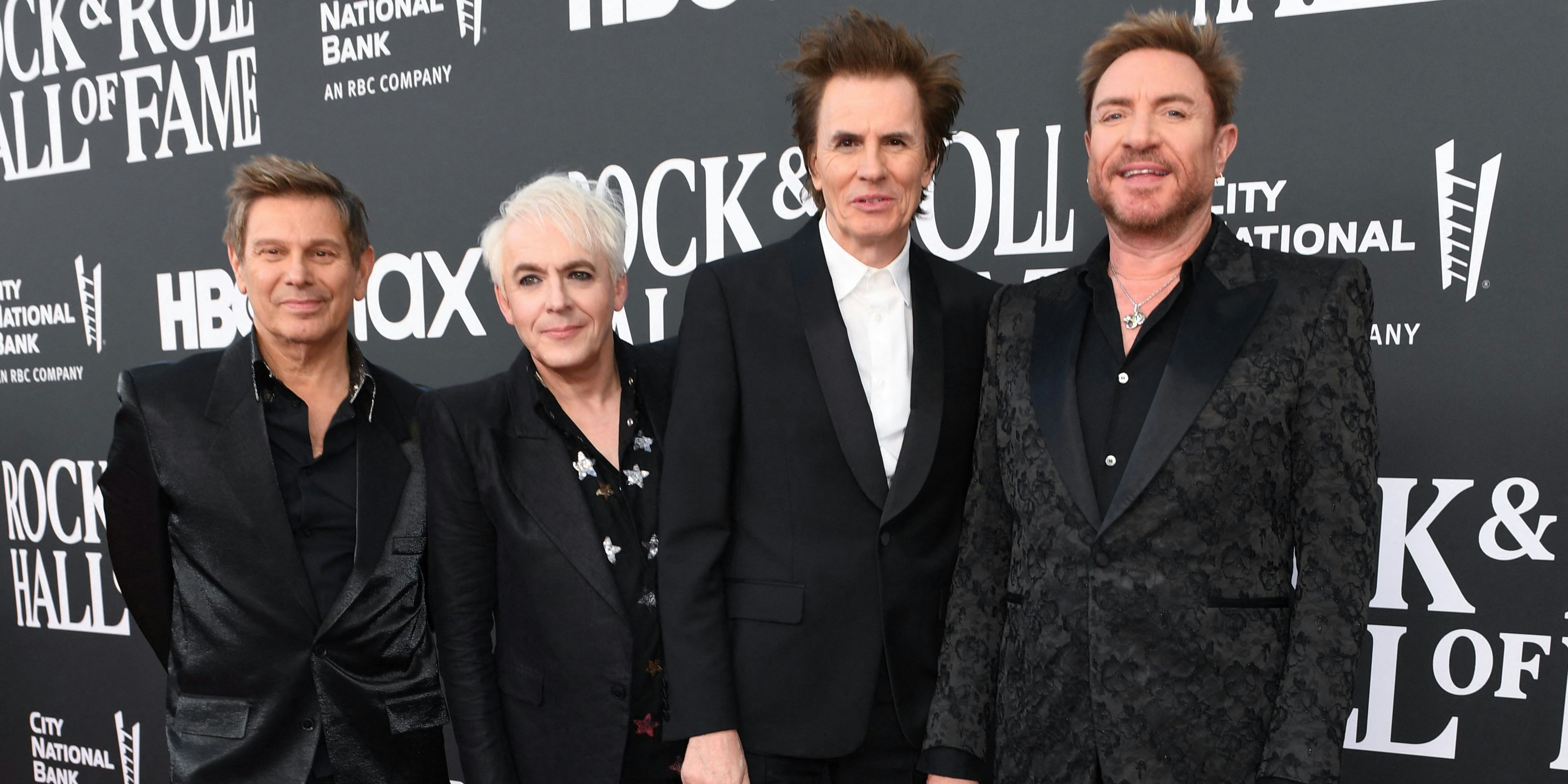 Roger Taylor, Nick Rhodes, John Taylor und Simon LeBon (v.l.n.r.) von Duran Duran.