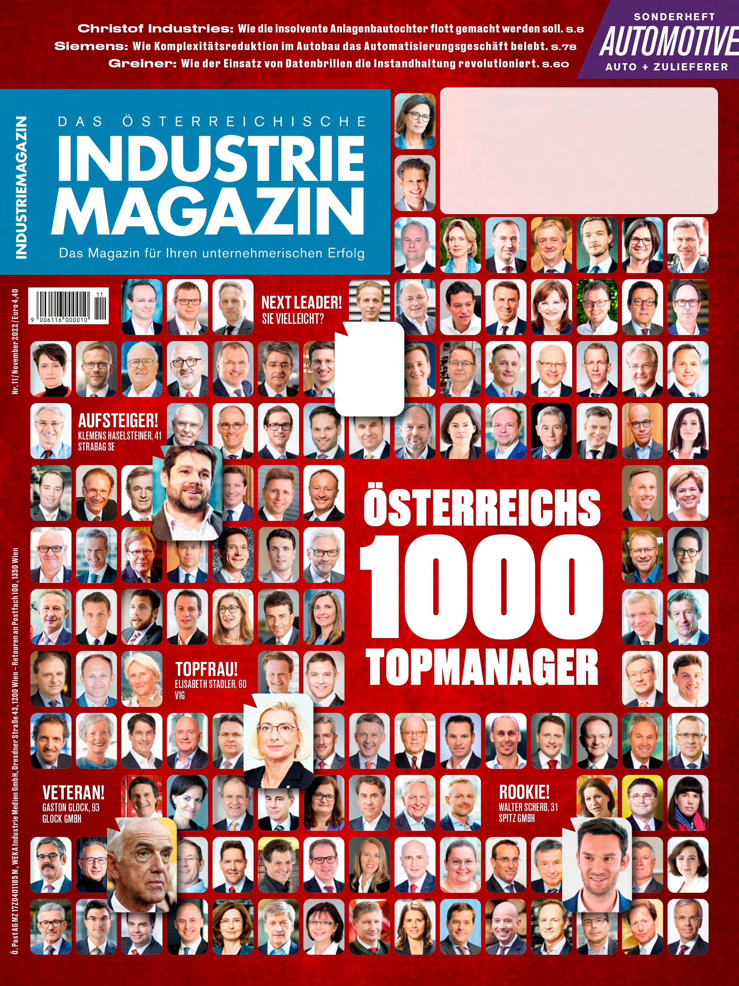 Ausgewertet: Die häufigsten Vornamen unter Österreichs 1.000 Top-Managern