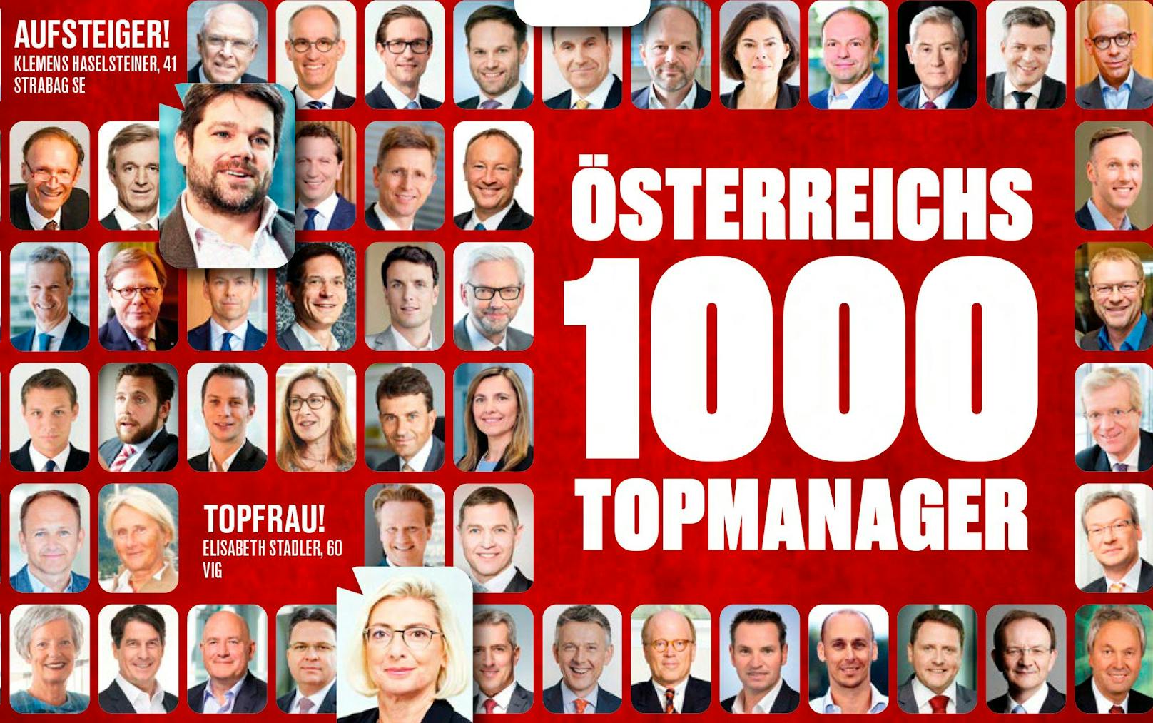 Ausgewertet: Die häufigsten Vornamen unter Österreichs 1.000 Top-Managern
