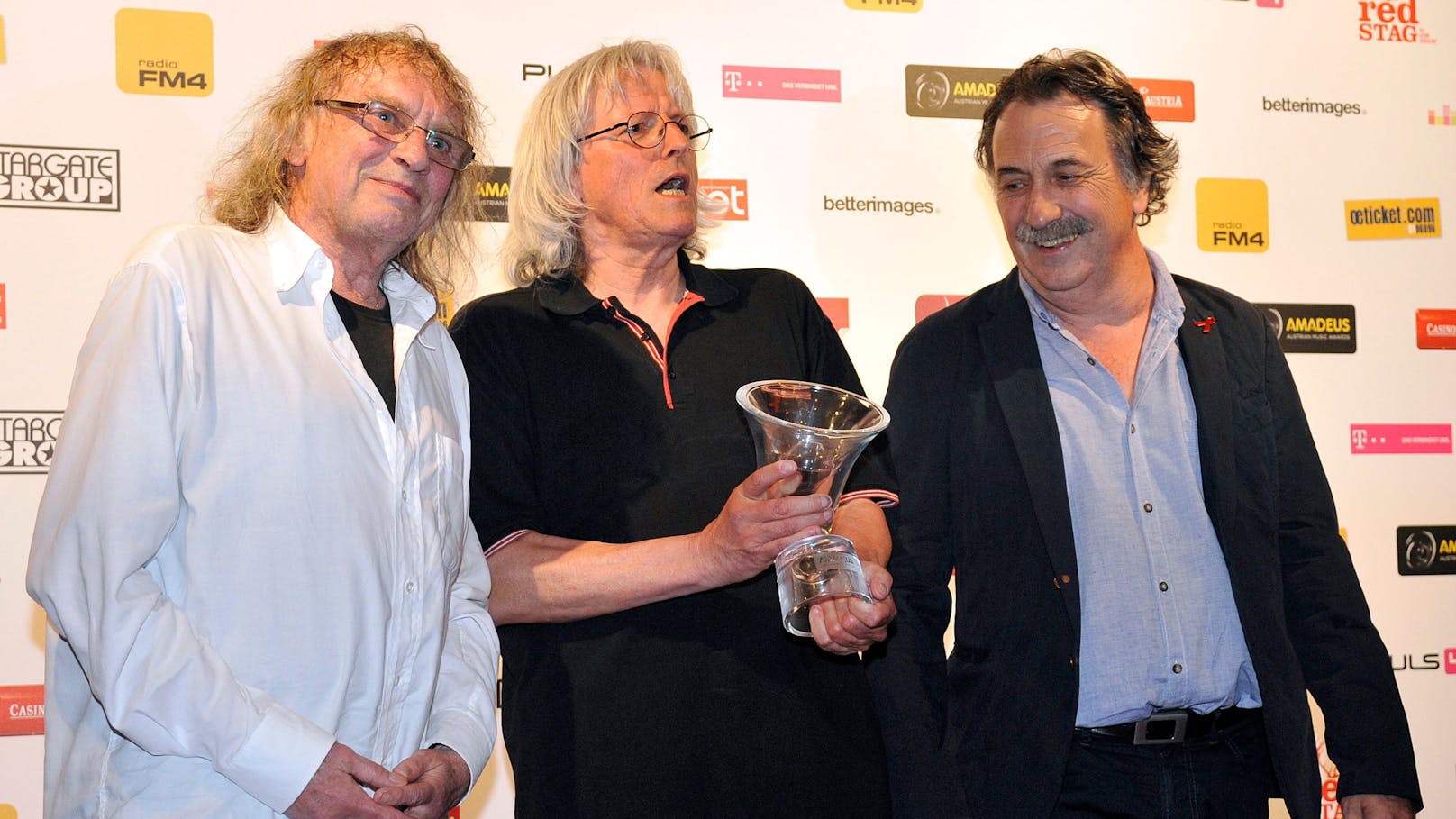 2013 erhielten STS den Amadeus für ihr Lebenswerk: Schiffkowitz, Günter Timischl und Gert Steinbäcker