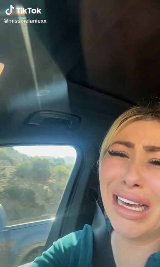 Die Verlobte von Aaron Carter bricht auf TikTok in Tränen aus.