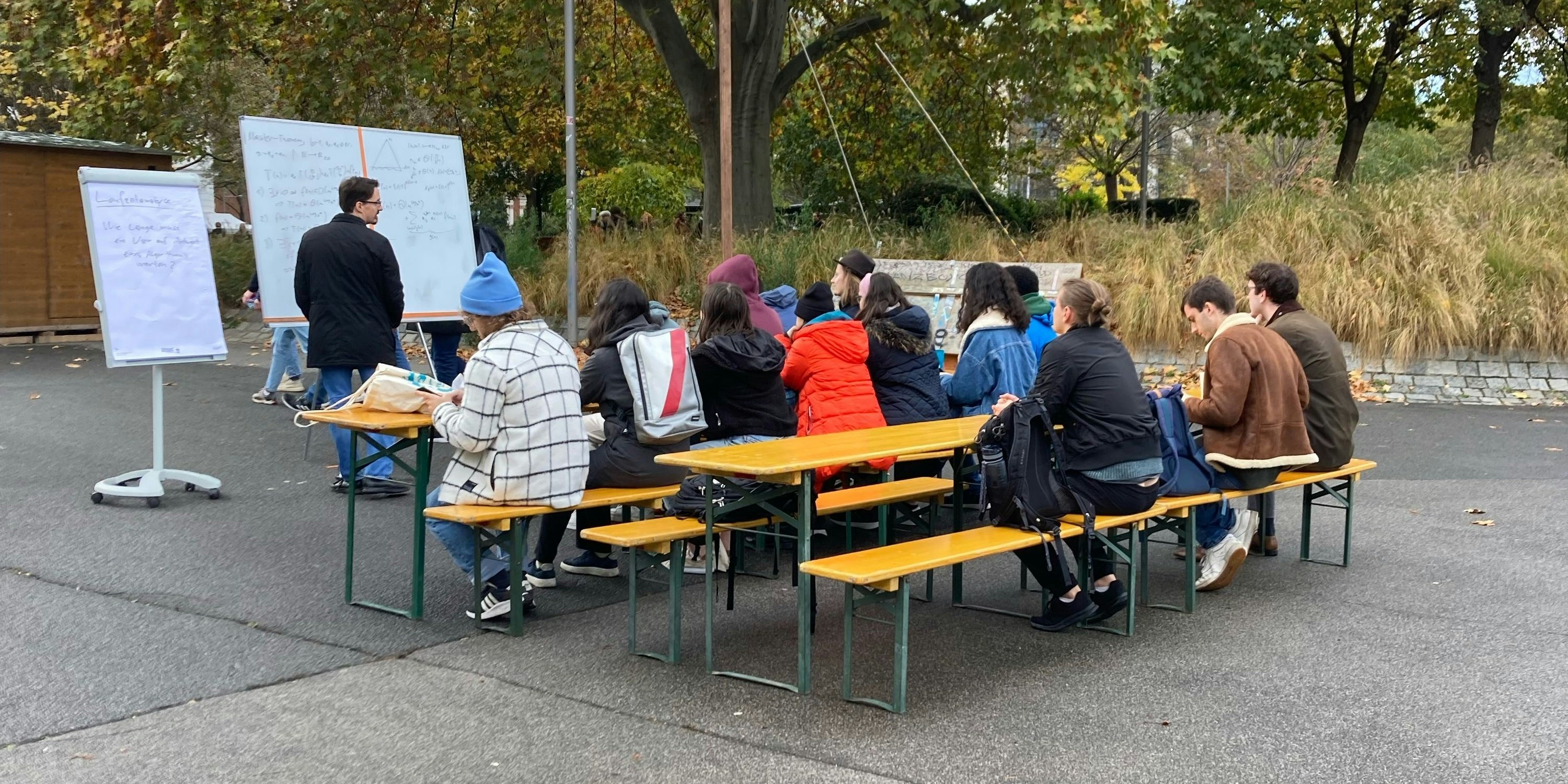 Am 7. November protestierten die Universitäten in Wien. Die TU macht mit einem Aktionstag aufmerksam. 