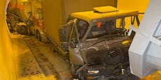 Lkw zerquetscht – A9-Komplett-Sperre nach Tunnel-Crash