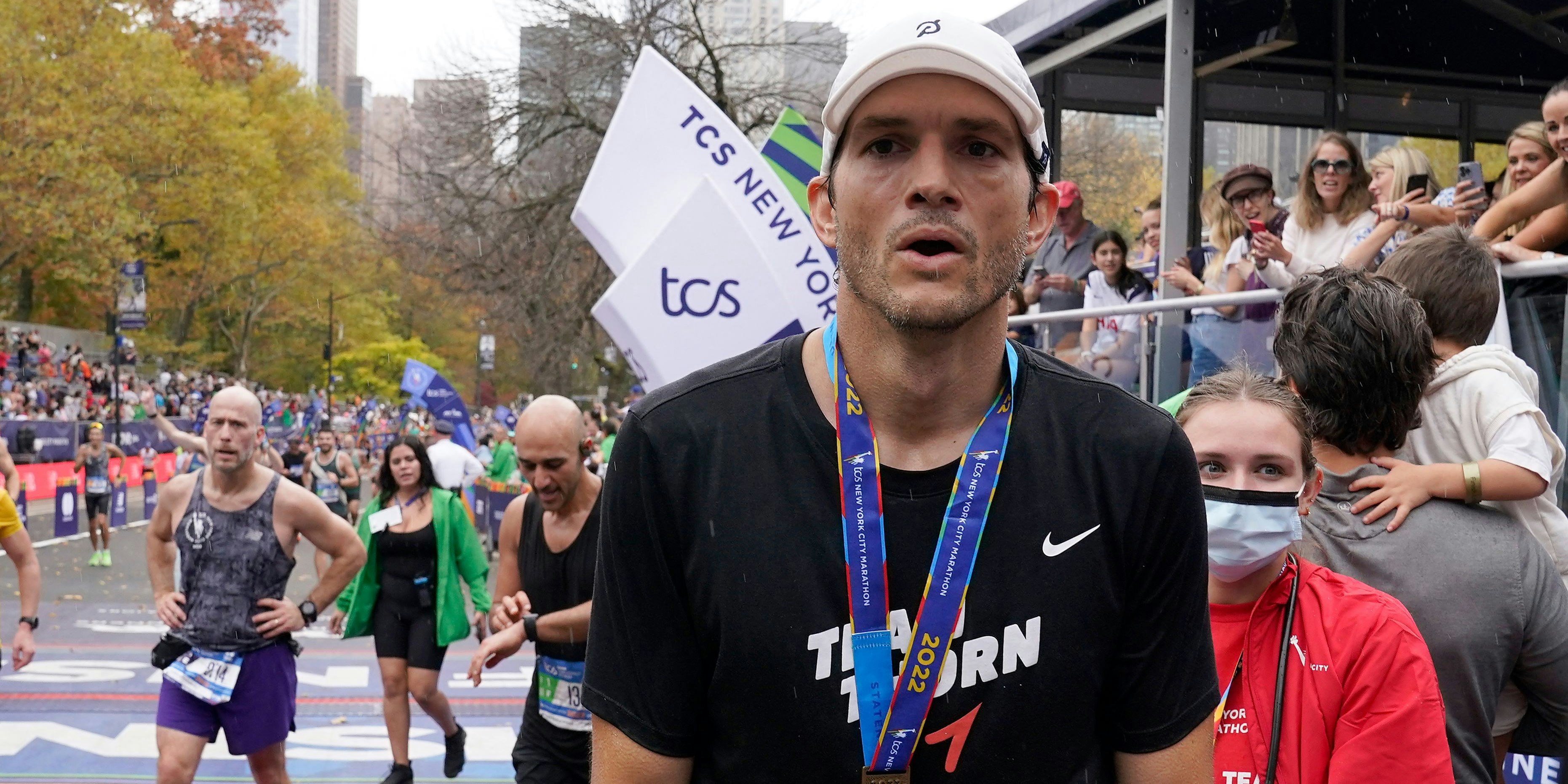 Der Hollywoodstar lief den New York Marathon 