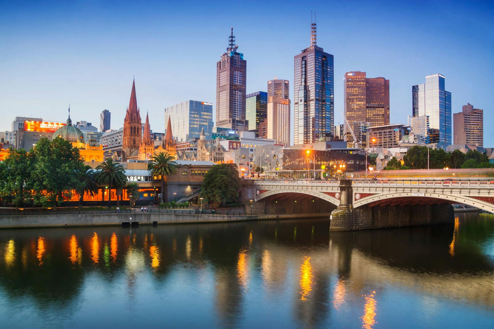 <strong>9. Melbourne (Wertung: 78,6/100):</strong> Die zweitgrößte Stadt Australiens hat eine Reihe von Strategien und Plänen entwickelt, um die Sicherheit ihrer Einwohnerinnen und Einwohner zu gewährleisten - darunter zahlreiche Sicherheitskameras.