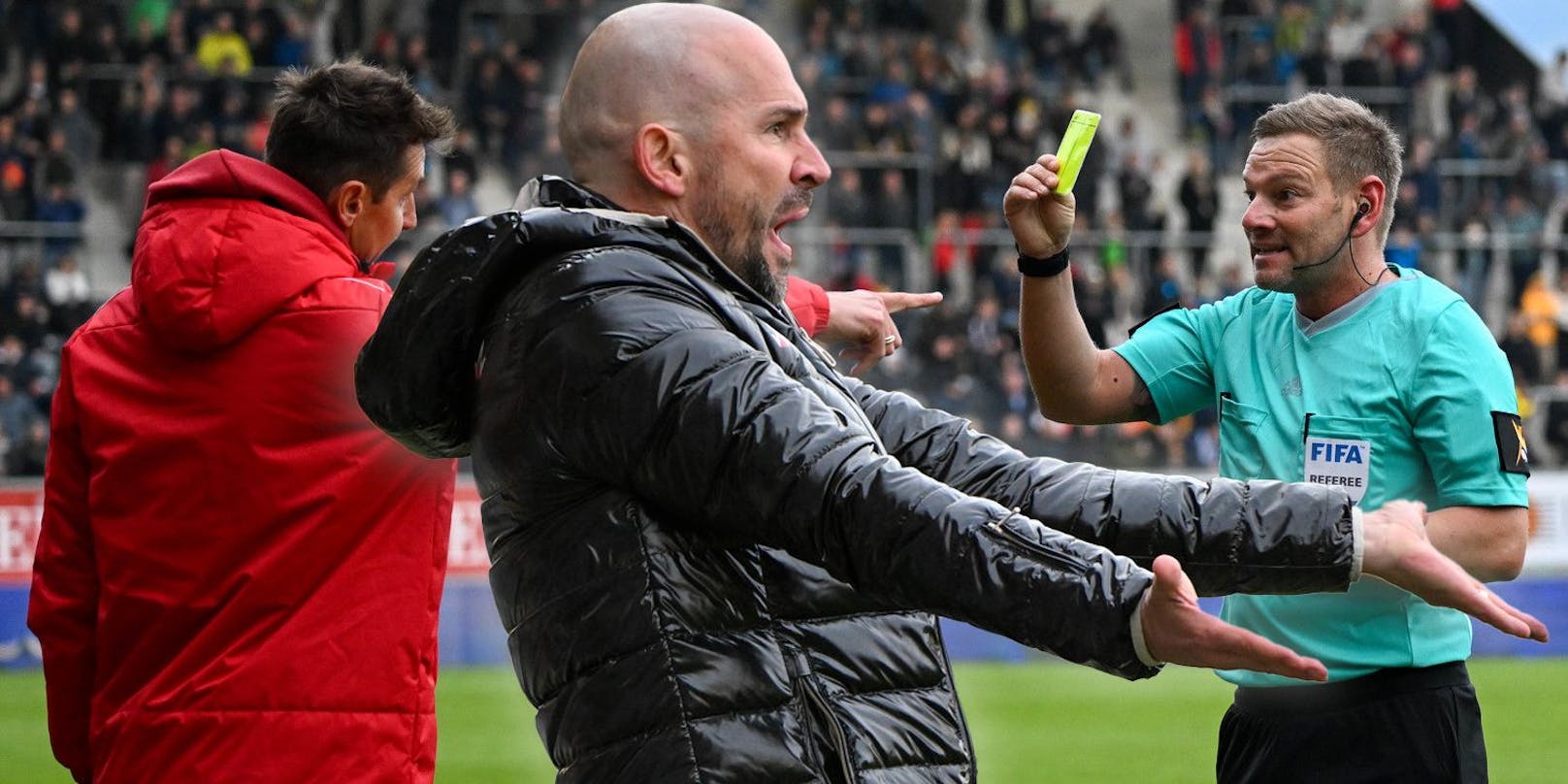 Christian Ilzer und Miroslav Klose ärgerten sich beide über Referee Manuel Schüttengruber.