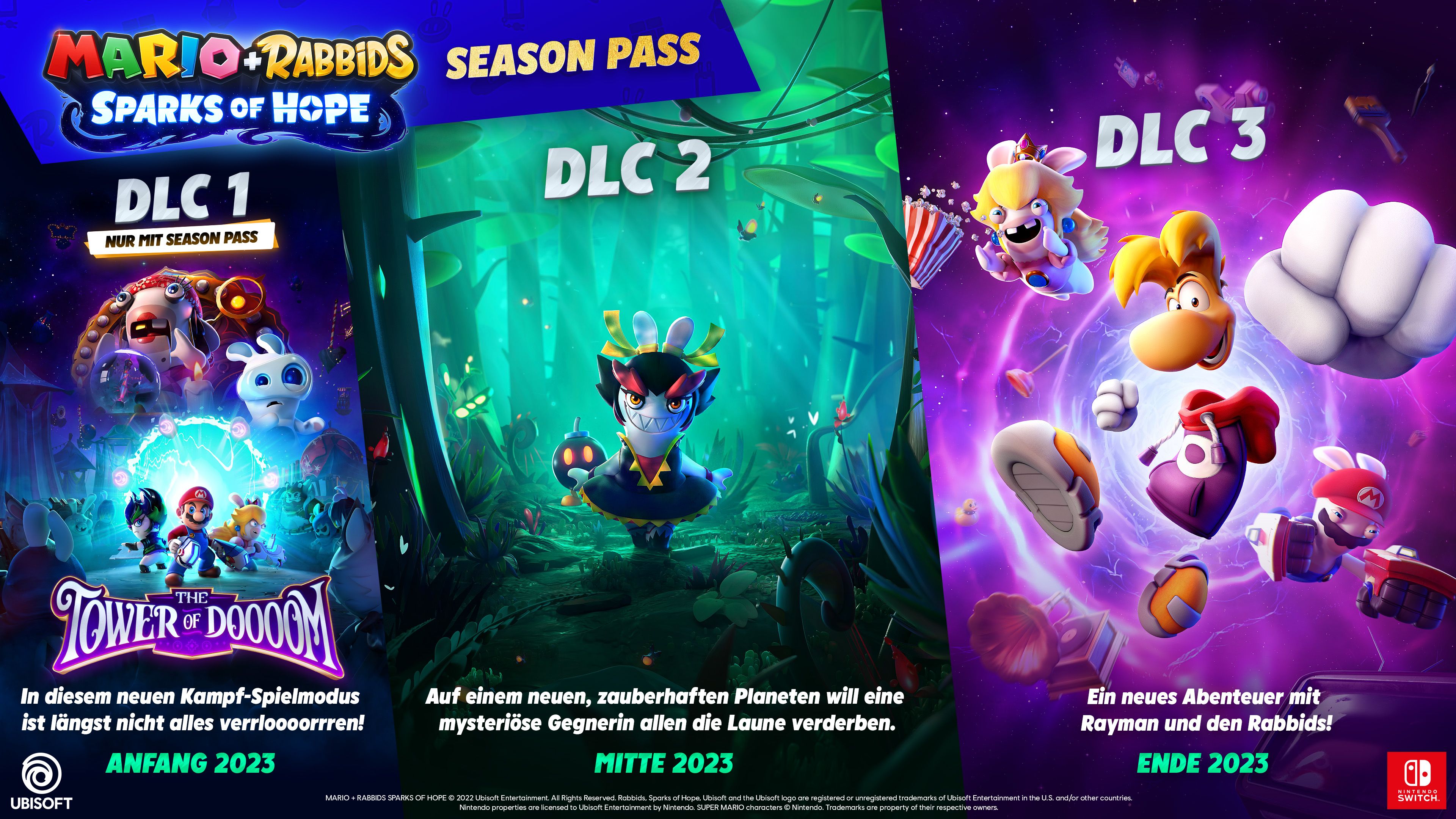 Ubisoft veröffentlichte die Zukunftspläne für "Mario + Rabbids Sparks of Hope".