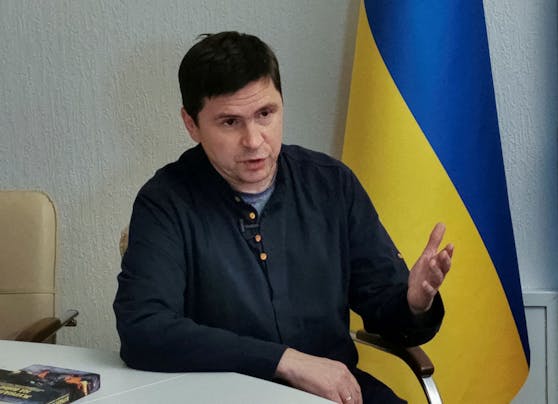 Mychajlo Podoljak ist Berater des ukrainischen Präsidenten Wolodimir Selenski.
