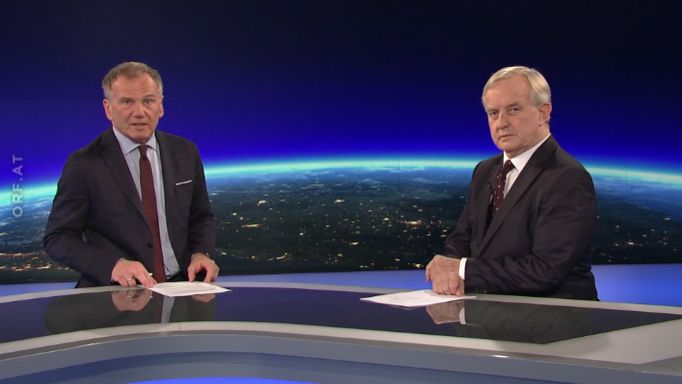 Johannes Steinhart, Präsident der Österreichischen Ärztekammer, in der ZIB2 mit Armin Wolf am 8. November 2022.