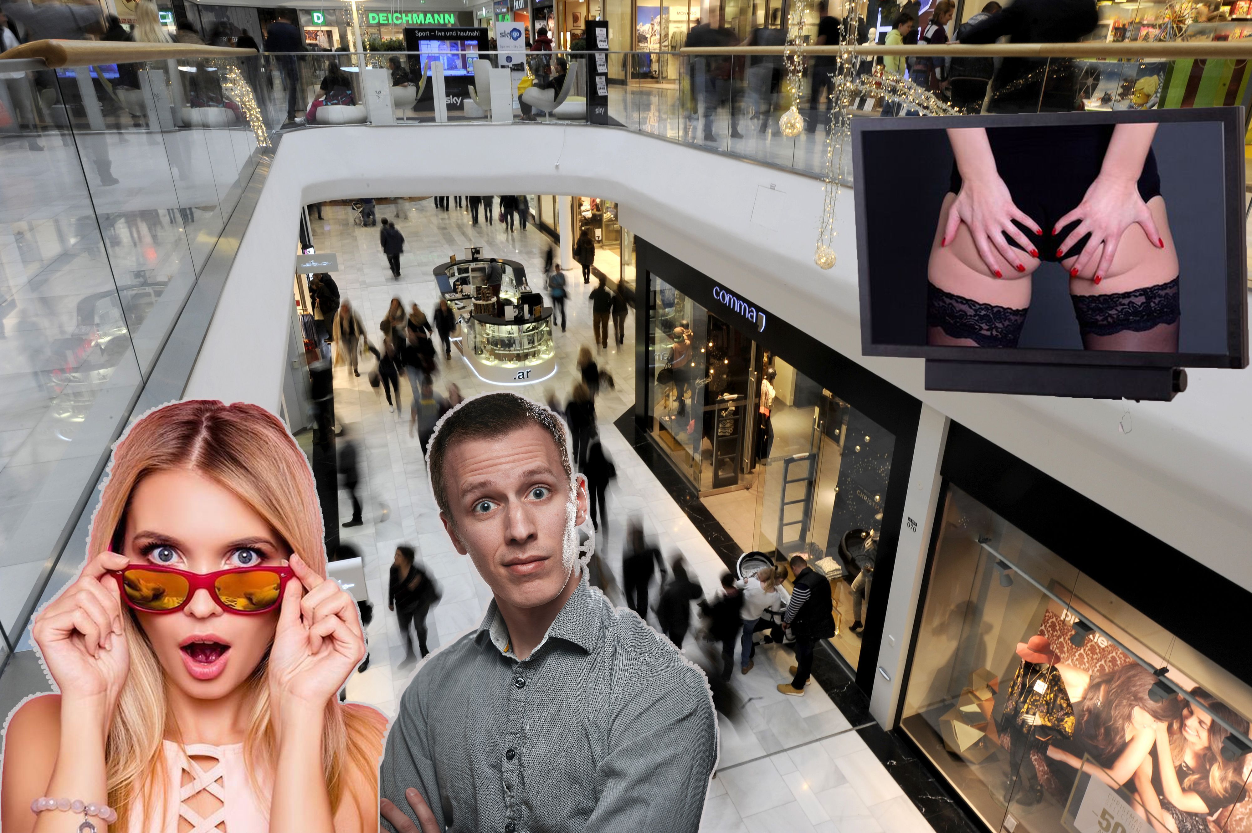 Erotik statt Shopping – Pornos in Mall sorgen für Lacher