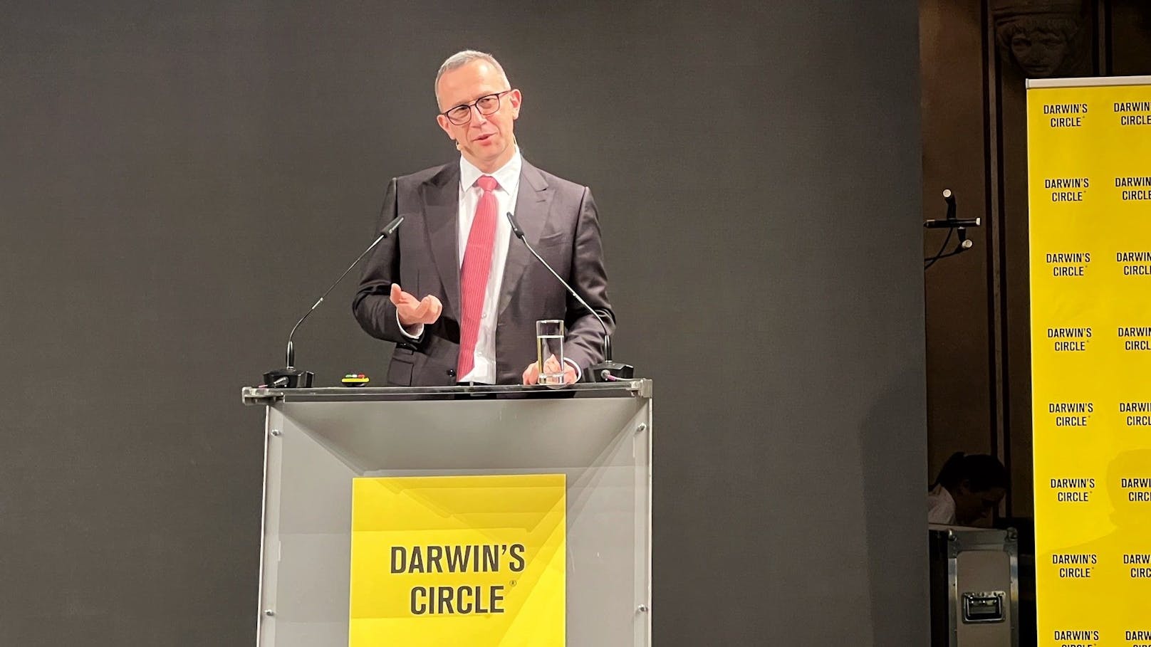 Radosław Kędzia von Huawei am Darwin's Circle 2022.