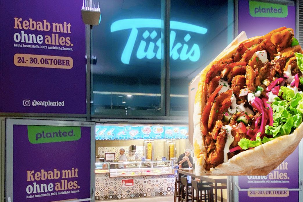 Die Fast-Food-Kette Türkis wagt den Versuch mit veganem Kebab.